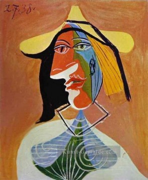  man - Porträt Frau 3 1938 Kubismus Pablo Picasso